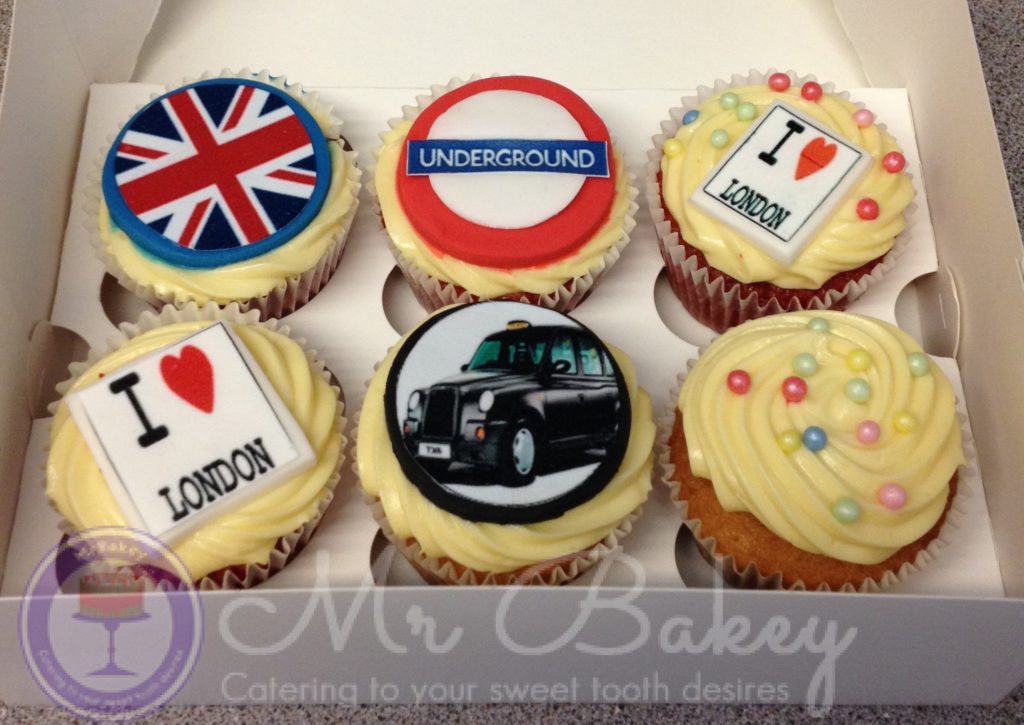 London Cupcakes Mr Bakey