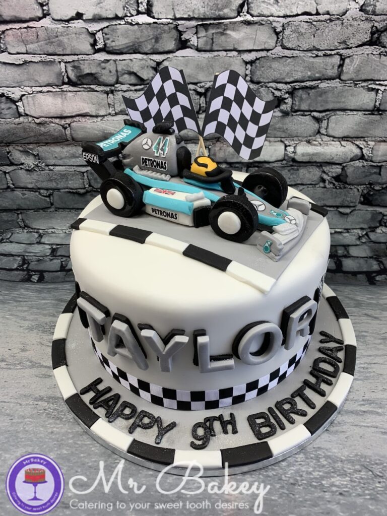 PERSONALISED Formula 1 Inspired Lewis Hamilton EDIBLE A4 Icing Sheet C –  House of Cakes